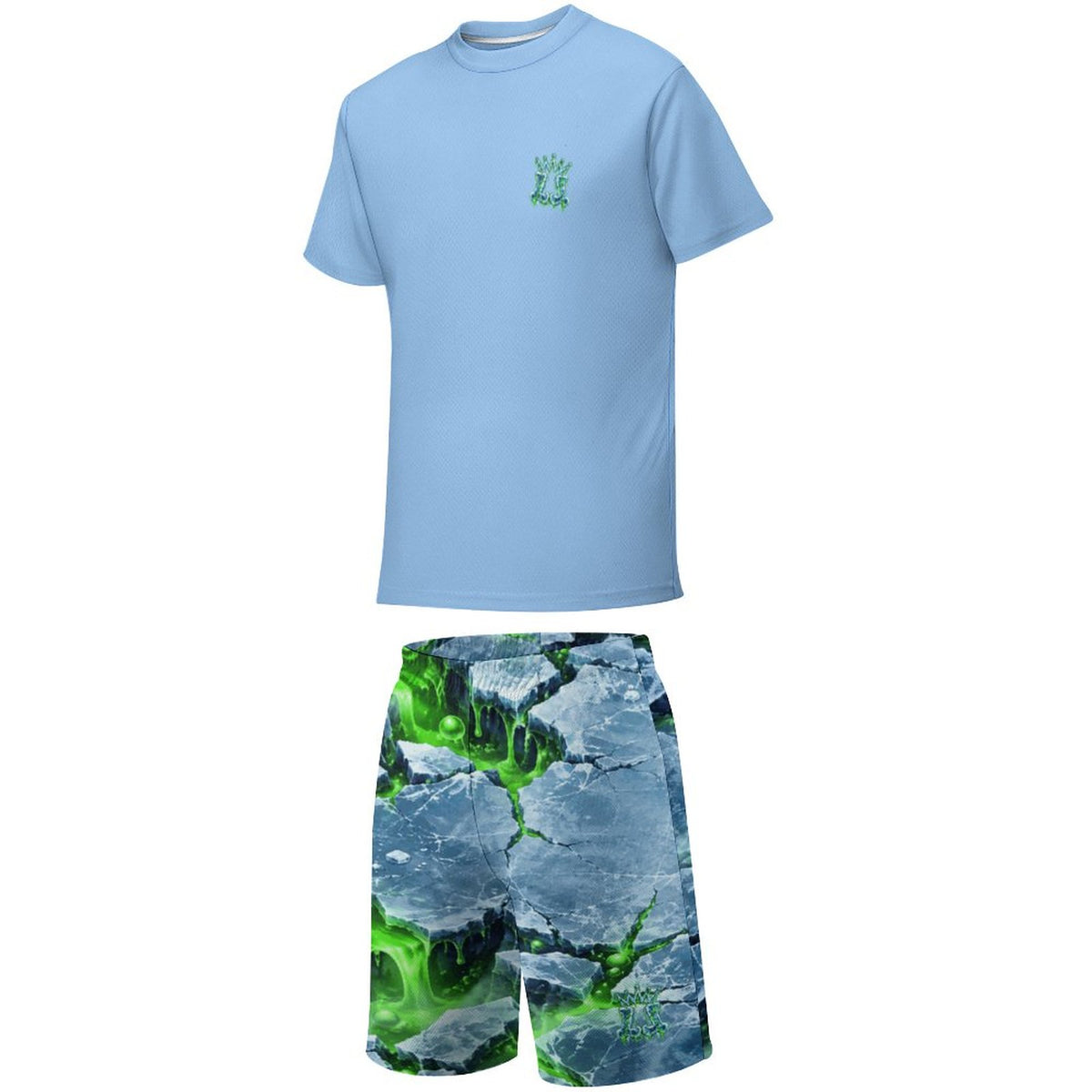 Boys Hockey Mesh Shorts and T-Shirt Set