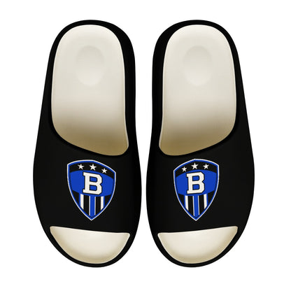 Adult Brimfield Soccer Sports Slides - Black