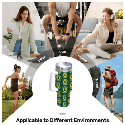 SGSL Travel Coffee Mug with Handle and Straw (40oz)
