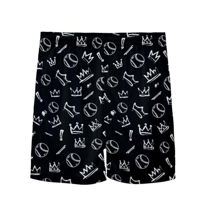 Youth Brimfield Beasts Mesh Shorts - Black Graffiti