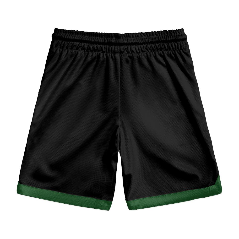 Youth Sturbridge Youth Basketball Mesh Shorts - Black/Green