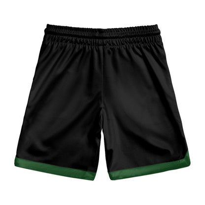 Youth Sturbridge Youth Basketball Mesh Shorts - Black/Green
