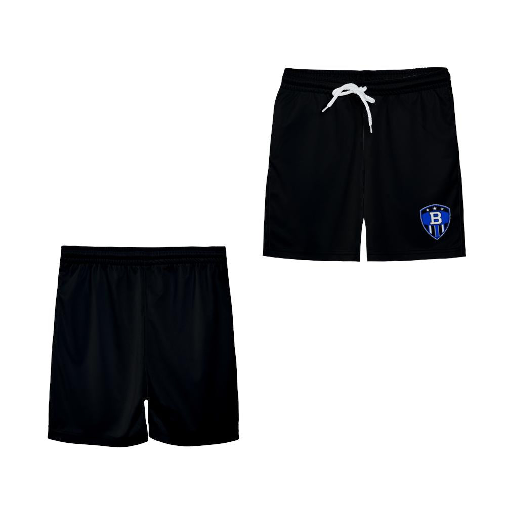 Youth Brimfield Soccer Mesh Shorts (Black, Ed. 2)