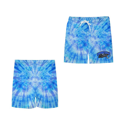Youth Brimfield Soccer Mesh Shorts (Light Blue Tie Dye)