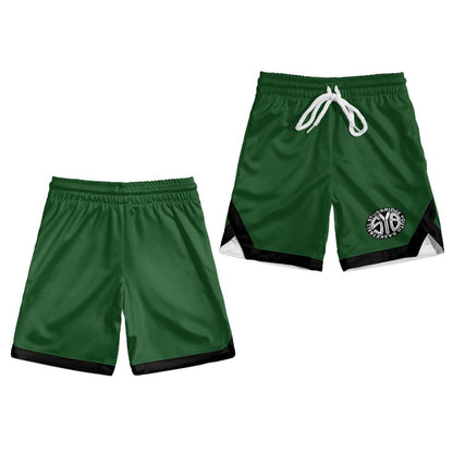 Youth Sturbridge Youth Basketball Mesh Shorts - Green/Black