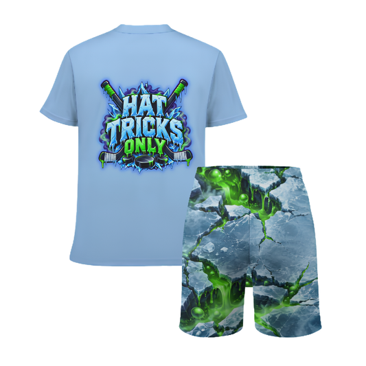 Boys Hockey Mesh Shorts and T-Shirt Set