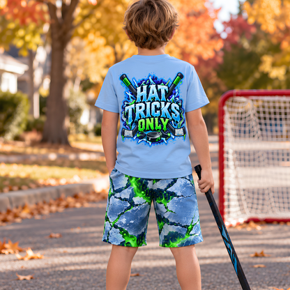 Boys Hockey Mesh Shorts and T-Shirt Set