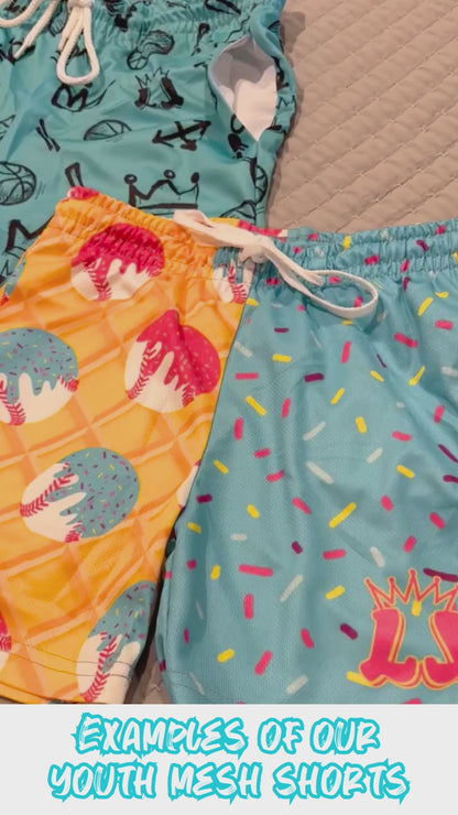 Youth Día de Los Muertos Celebration Shorts