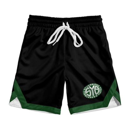 Youth Sturbridge Youth Basketball Mesh Shorts - Black/Green