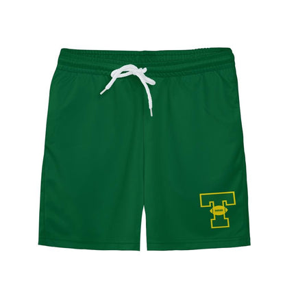 Youth Tantasqua Youth Football Mesh Shorts - Green Edition