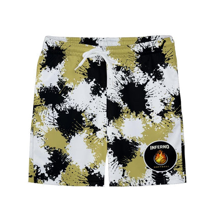 Youth Brimfield Inferno Softball Mesh Shorts Paint Splatter Edition 3
