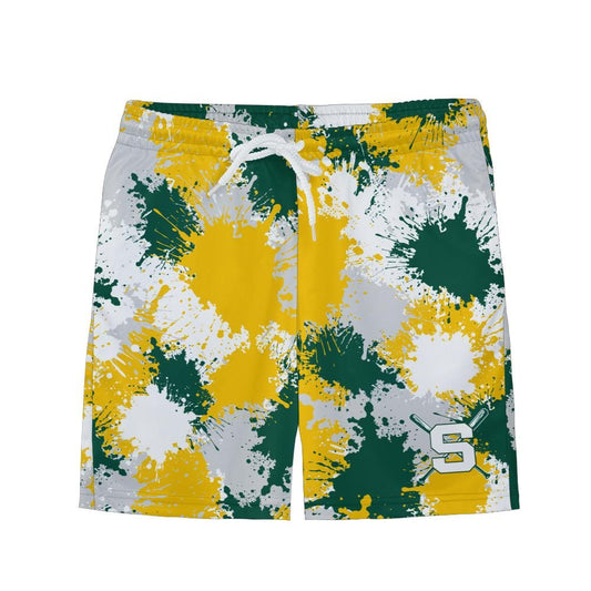 Youth Sturbridge Little League Baseball Shorts - Paint Splatter Edition