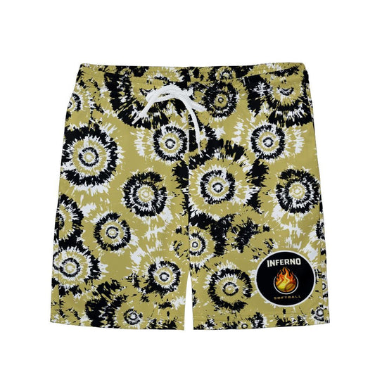Youth Brimfield Inferno Softball Mesh Shorts Tie Dyed Edition