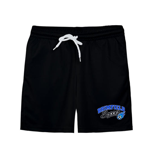 Youth Brimfield Soccer Mesh Shorts (Black, Ed. 1)