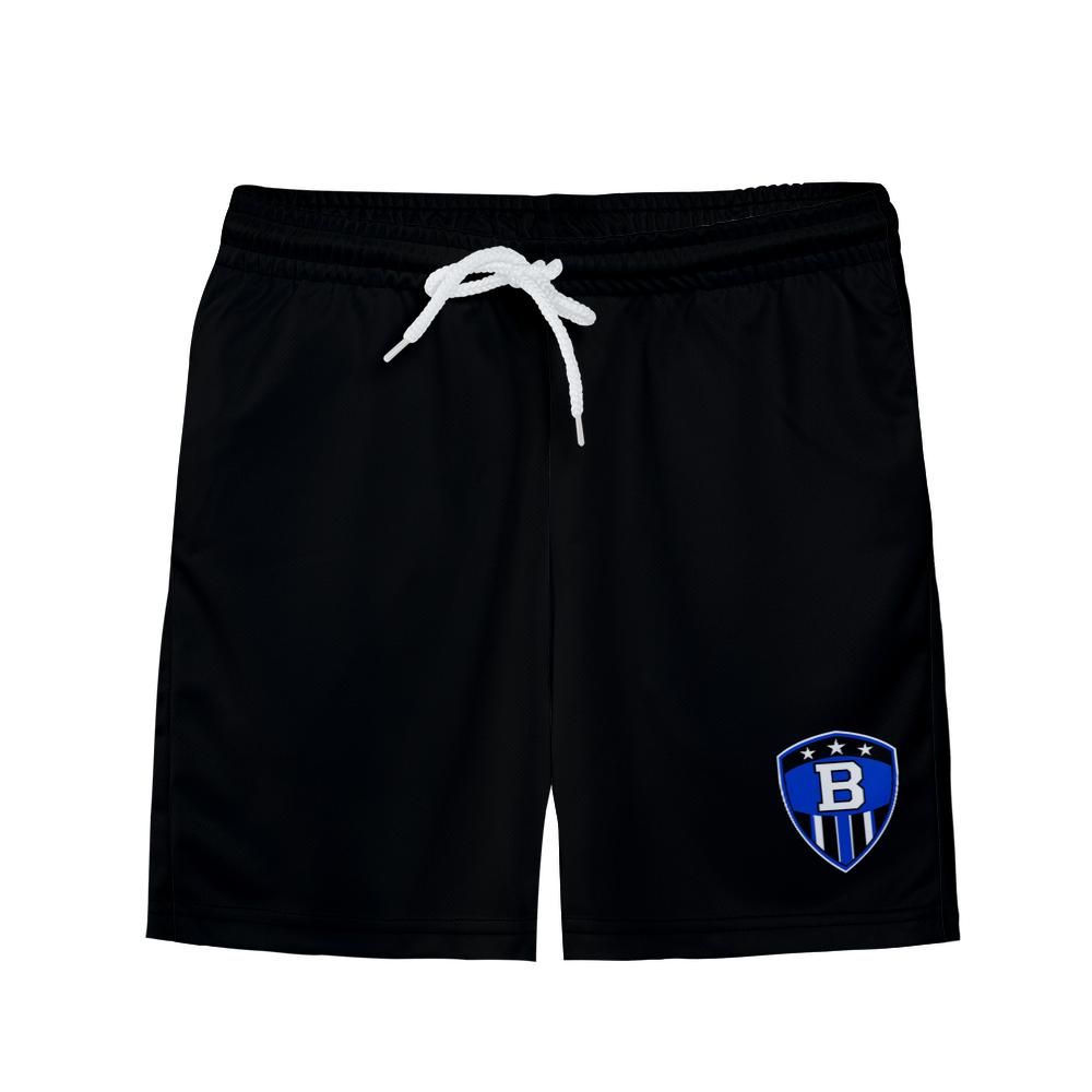 Youth Brimfield Soccer Mesh Shorts (Black, Ed. 2)