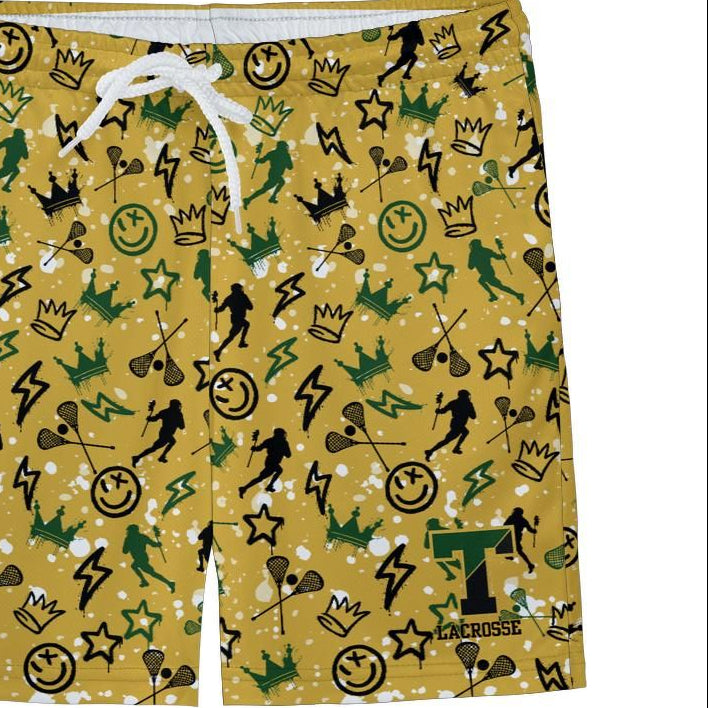 Youth TRYLAX Graffiti Paint Splatter Mesh Shorts - Boy's Edition