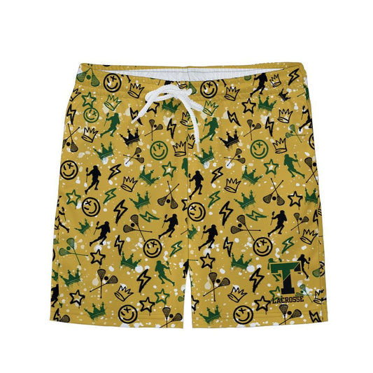 Youth TRYLAX Graffiti Paint Splatter Mesh Shorts - Boy's Edition