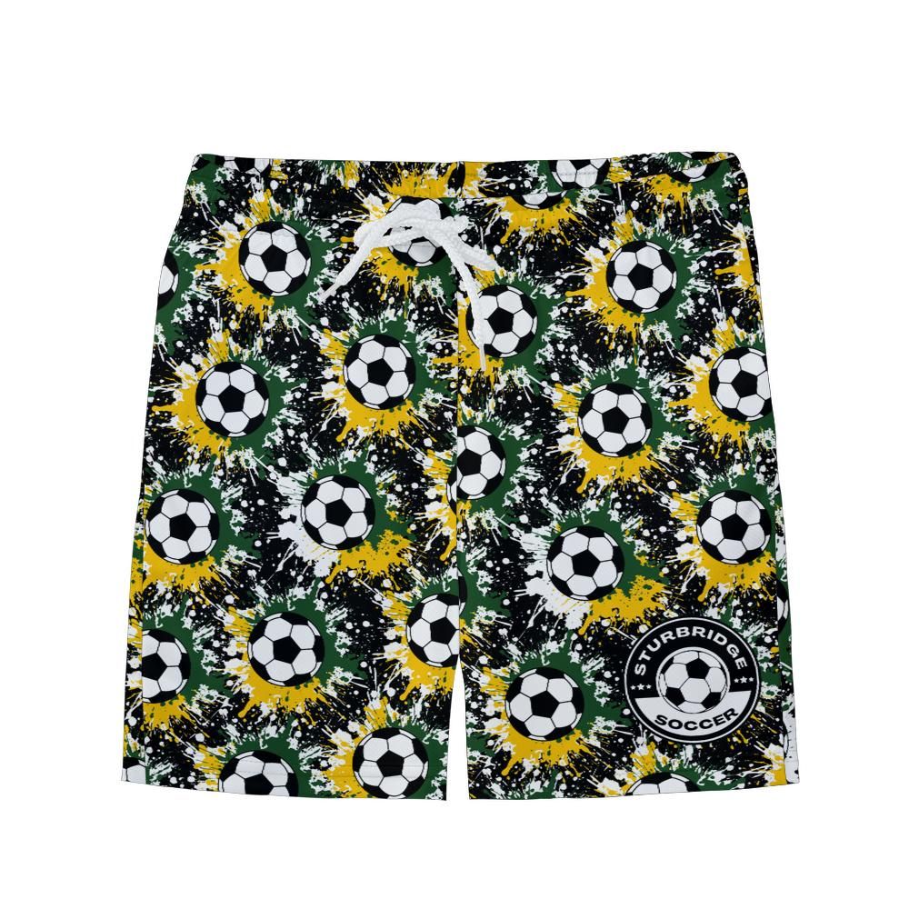 Youth Sturbridge Soccer Shorts (Paint Splatter)