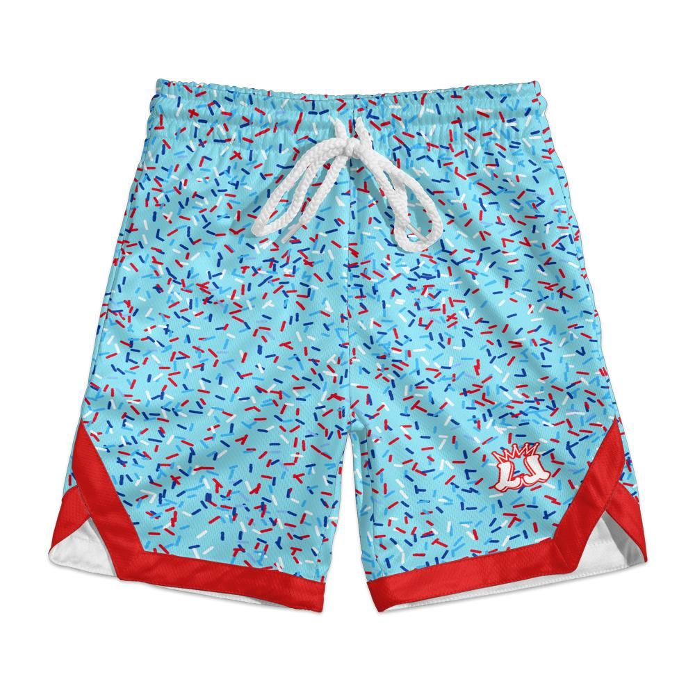 Kids Patriotic Summer Mesh Shorts