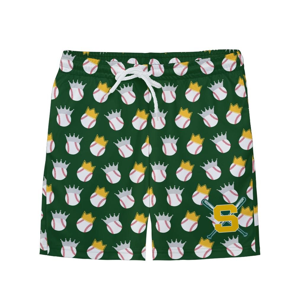 Youth Sturbridge Little League Baseball Shorts - Baseball Crowns Edition