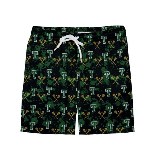 Youth TRYLAX Black T Mesh Lacrosse Shorts