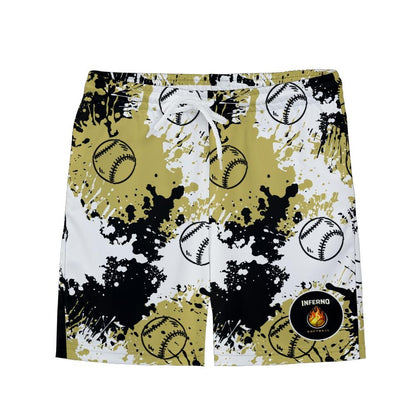 Youth Brimfield Inferno Softball Mesh Shorts - Paint Splatter Edition 1