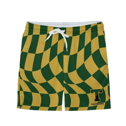 Youth TRYLAX Wavy Checkered Mesh Shorts