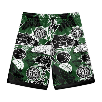 Youth Sturbridge Youth Basketball Mesh Shorts - Design 1