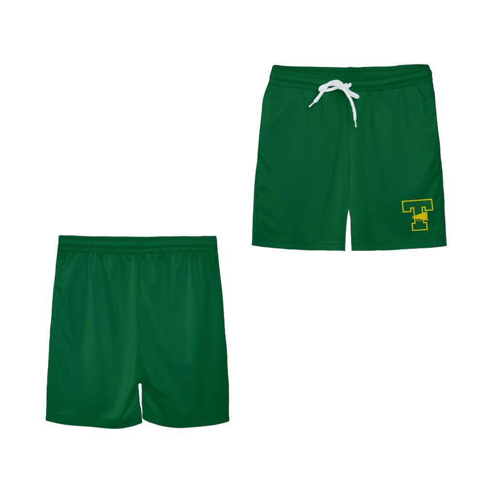 Youth Warriors Cheer Mesh Shorts - Green Edition