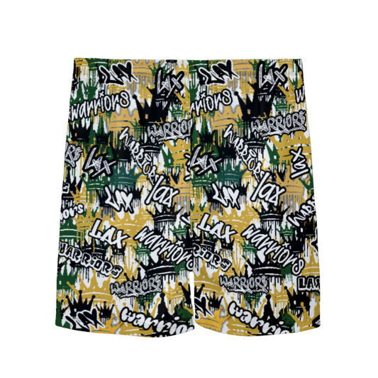 Youth TRYLAX Dripping Crowns Graffiti Mesh Shorts
